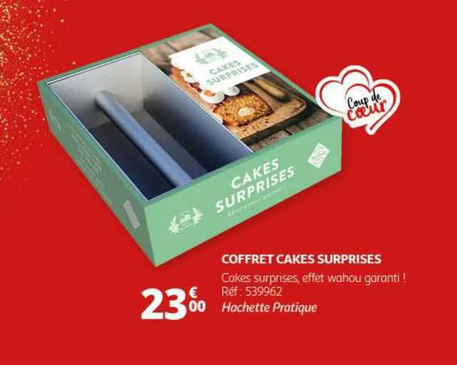 coffret cakes surprises