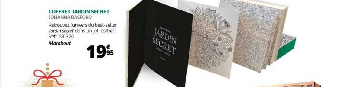 coffret jardin secret - johanna basford