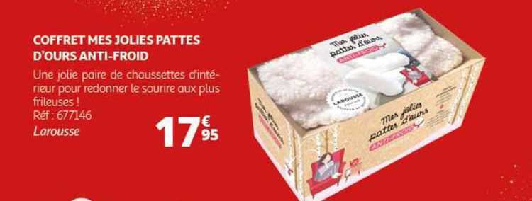 coffret mes jolies pattes d'ours anti-froid