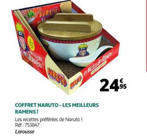 coffret naruto - les meilleurs ramens !