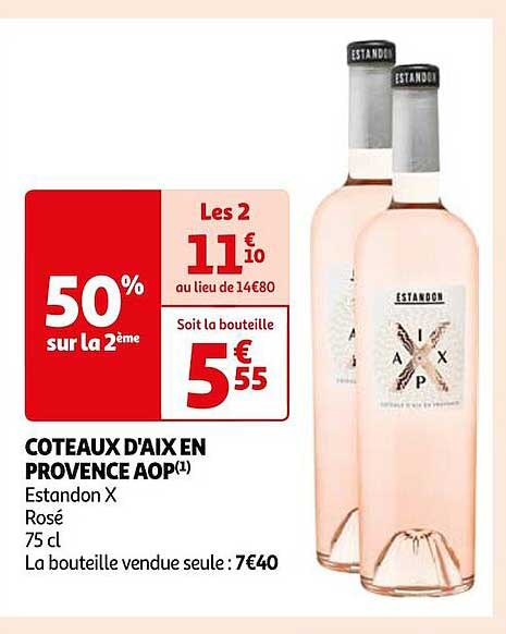 Coteaux D'aix En Provence Aop Estandon X Rosé