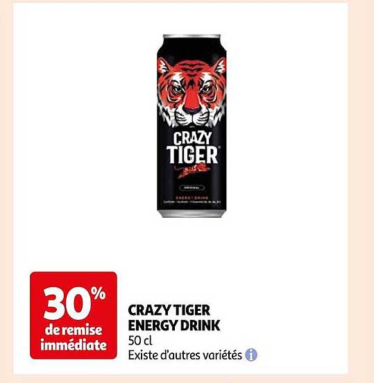 crazy tiger energy drink