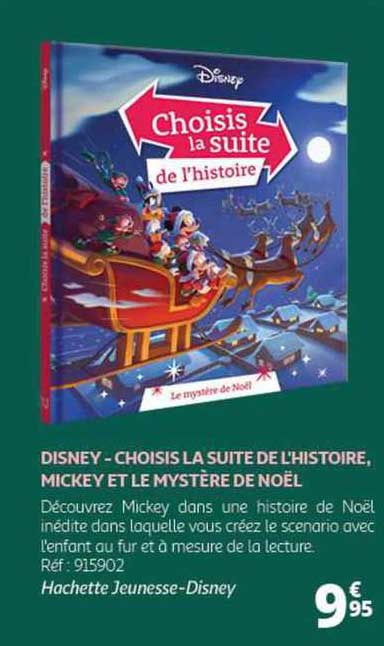 disney - choisis la suite de l'histoire, mickey et le mystère de noël