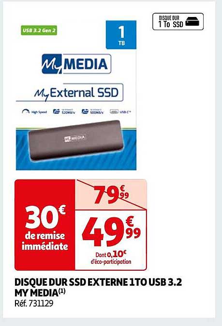 disque dur ssd externe 1 to usb 3.2 my media