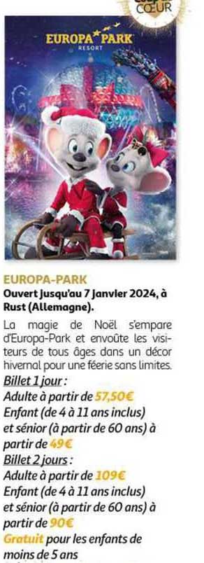 europa-park ouvert jusqu'au 7 janvier 2024, à rust