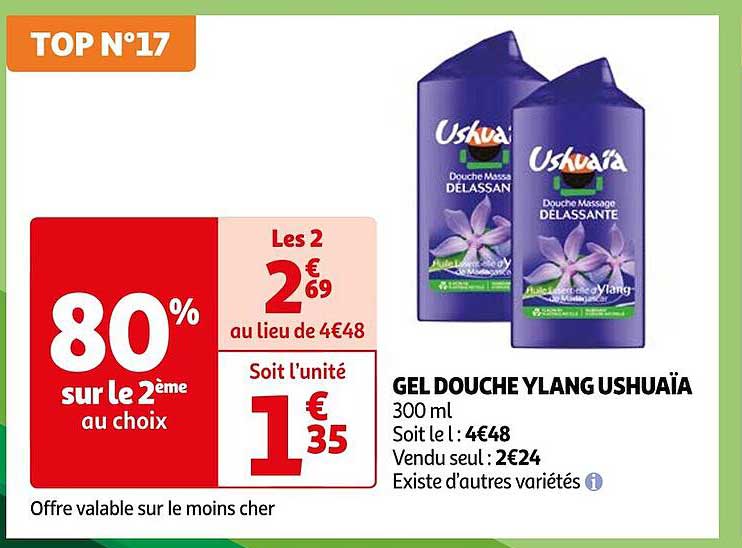 gel douche ylang ushuaïa