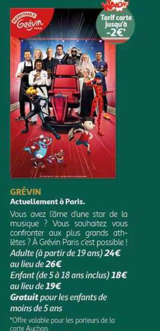 grévin actuellement à paris