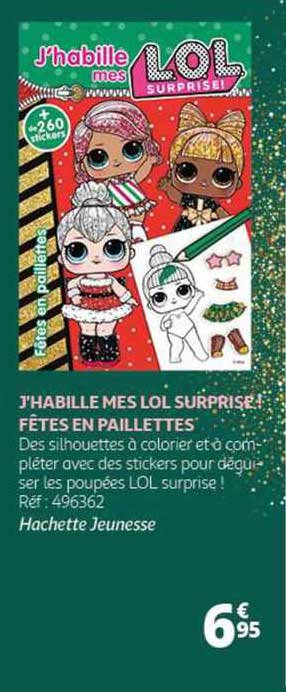 j'habille mes lol surprise! fêtes en paillettes