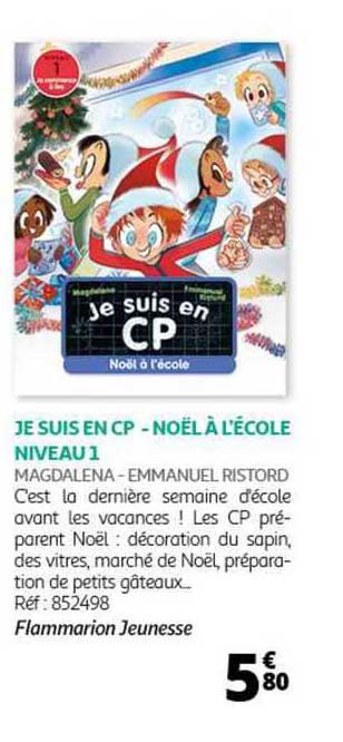 je suis en cp - noël à l'école niveau 1