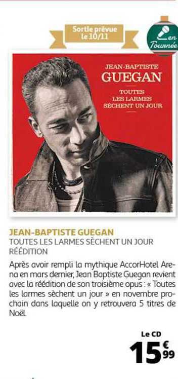 jean-baptiste guegan toutes les larmes sèchent un jour réédition
