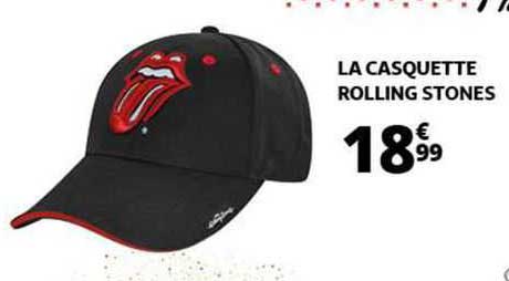 la casquette rolling stones