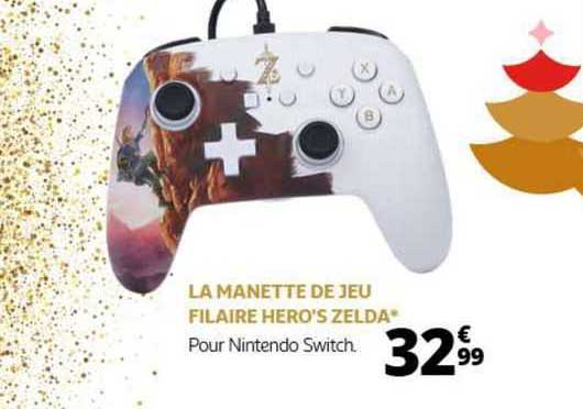 La Manette De Jeu Filaire Hero's Zelda Pour Nintendo Switch
