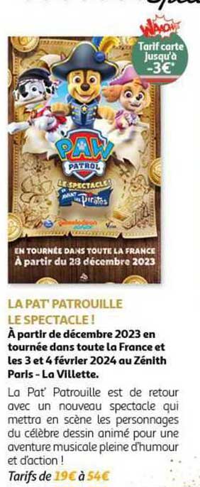 la pat' patrouille le spectacle !
