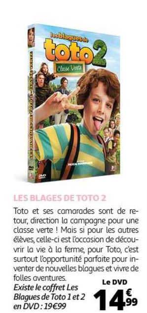 le dvd les blagues de toto 2