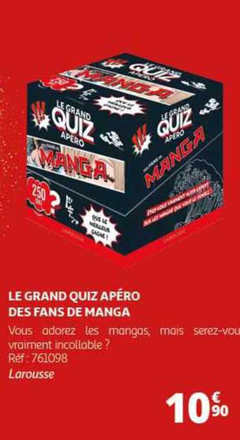 Le Grand Quiz Apéro Des Fans De Manga