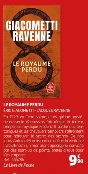 le royaume perdu - éric giacometti - jacques ravenne