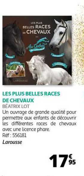 les plus belles races de chevaux - béatrix lot