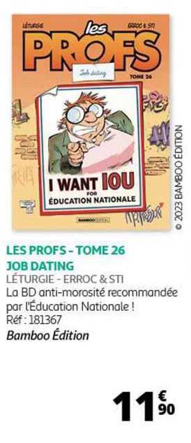 les profs - tome 26 job dating