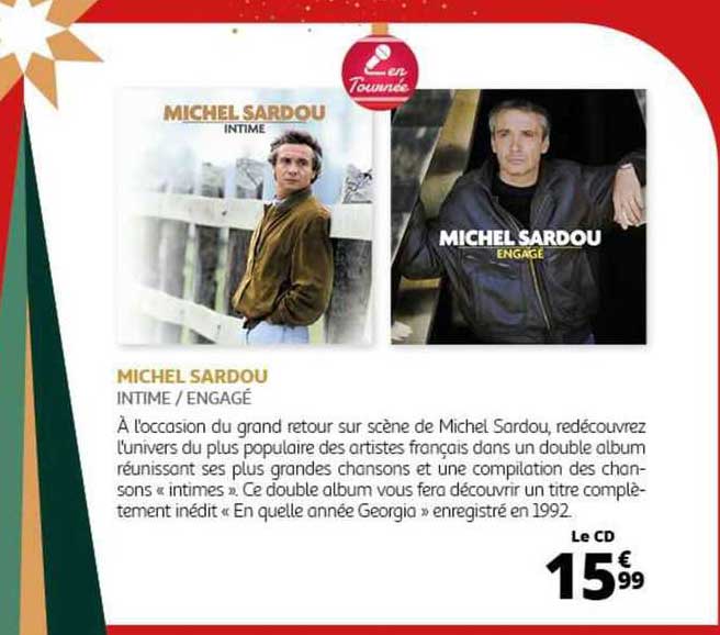 michel sardou intime - engagé