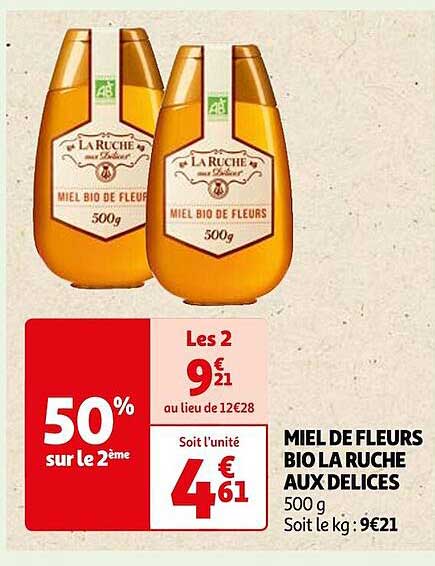 miel de fleurs bio la ruche aux délices