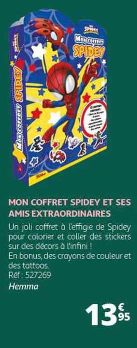 mon coffret spidey et ses amis extraordinaires