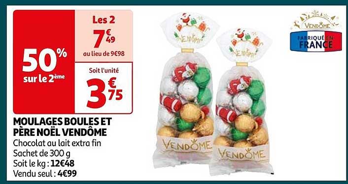 moulages boules et père noël vendôme