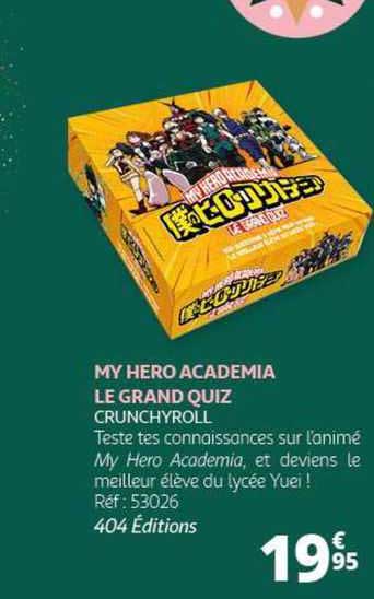 My Hero Academia Le Grand Quiz