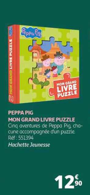 peppa pig mon grand livre puzzle