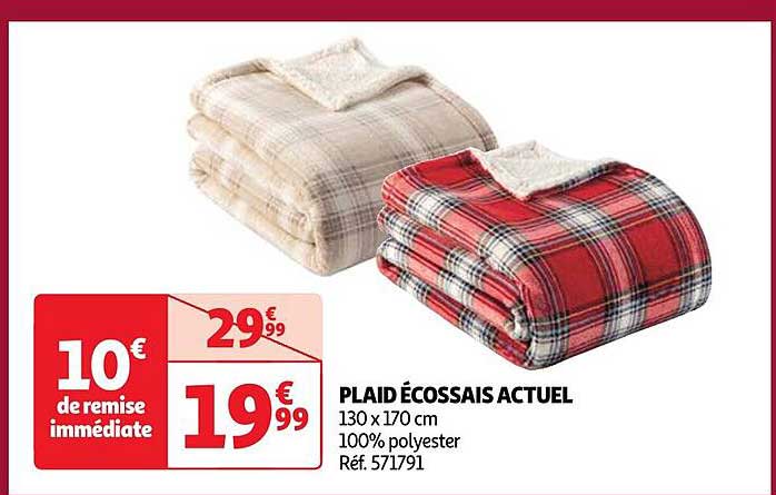 plaid écossais actuel