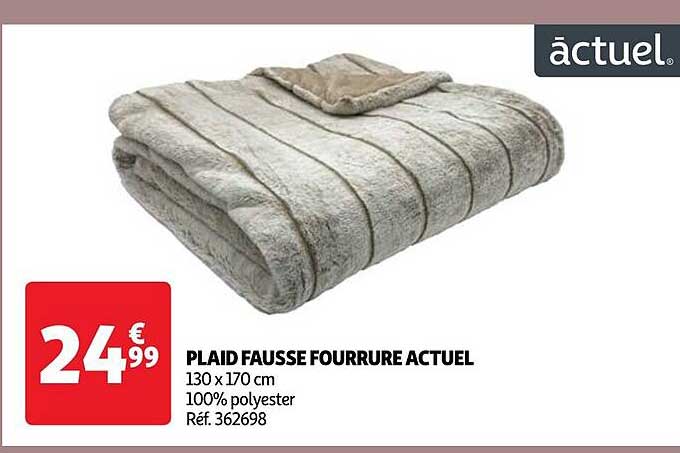 Plaid Fausse Fourrure Actuel