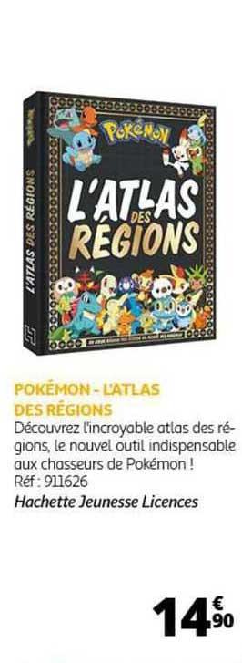 pokémon - l'atlas des régions