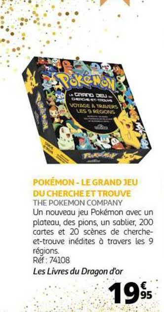 pokémon - le grand jeu du cherche et trouve