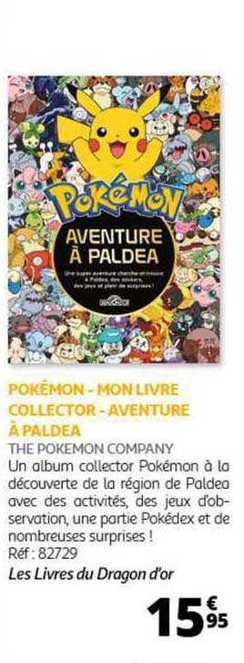 pokémon - mon livre collector - aventure à paldea