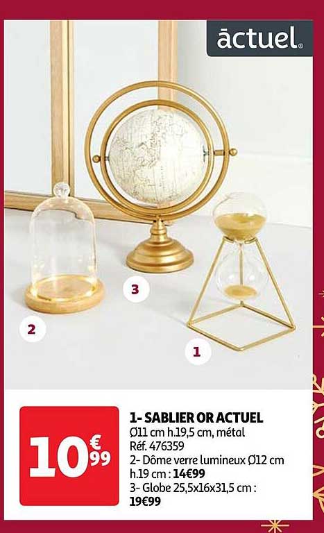 sablier or actuel