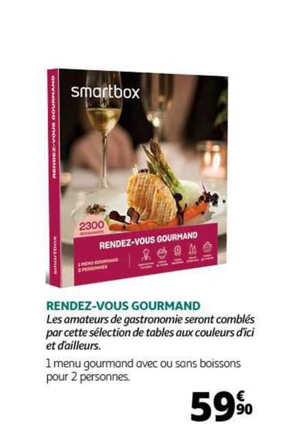 smartbox rendez-vous gourmand