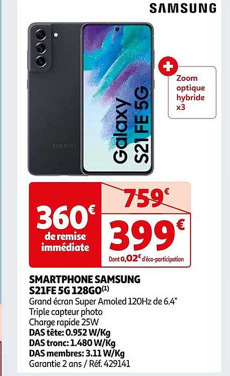 Smartphone Samsung S21fe 5g 128go