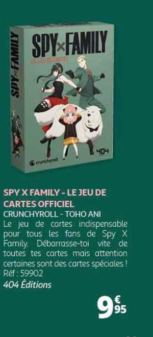 spy x family - le jeu de cartes officiel