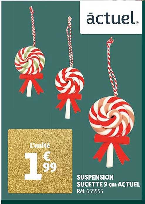 Suspension Sucette 9 Cm Actuel