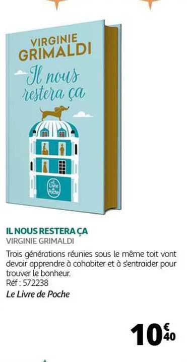 virginie grimaldi - il nous restera ça