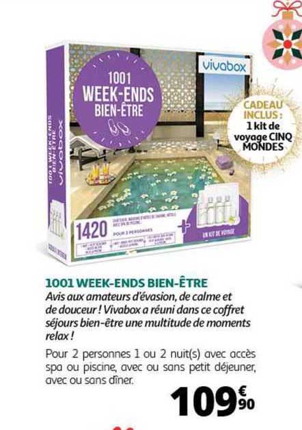 vivabox 1001 week-ends bien-être