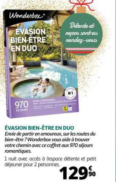 Wonderbox évasion Bien-être En Duo