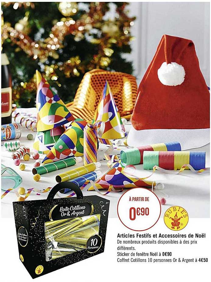 Articles Festifs Et Accessoires De Noël