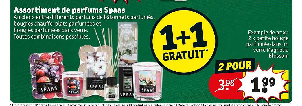 assortiment de parfums spaas
