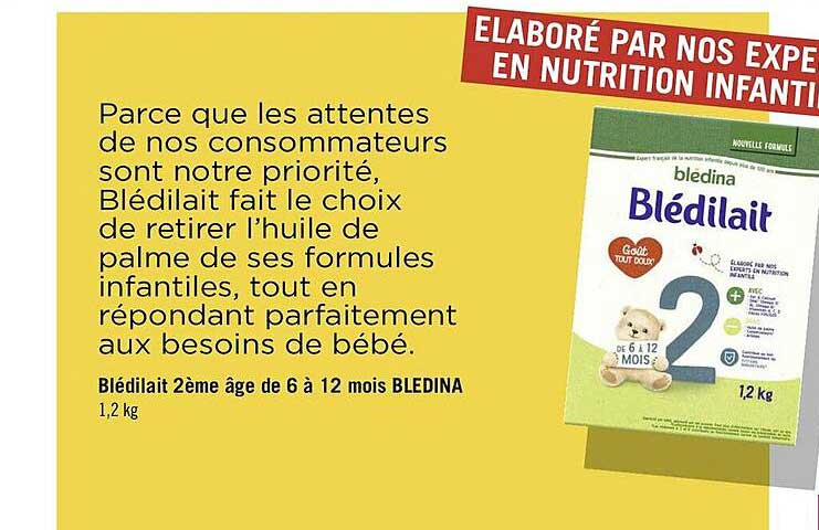 Blédilait 2ème âge De 6 à 12 Mois Blédina