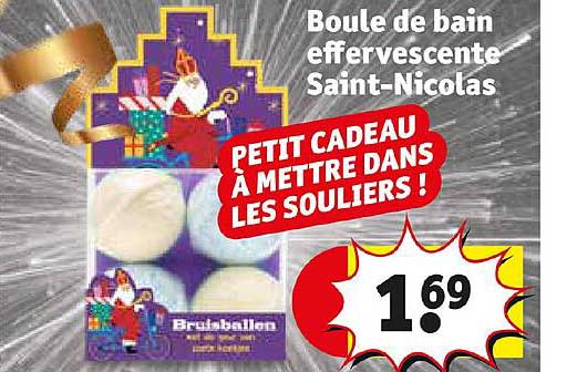 boule de bain effervescente saint-nicolas