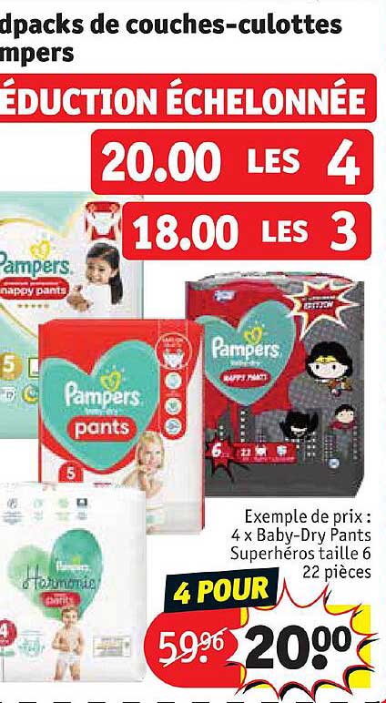 couches-culottes pampers