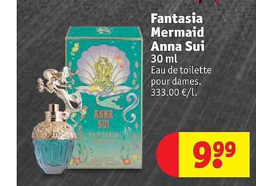 eau de toilette pour dames fantasia mermaid anna sui