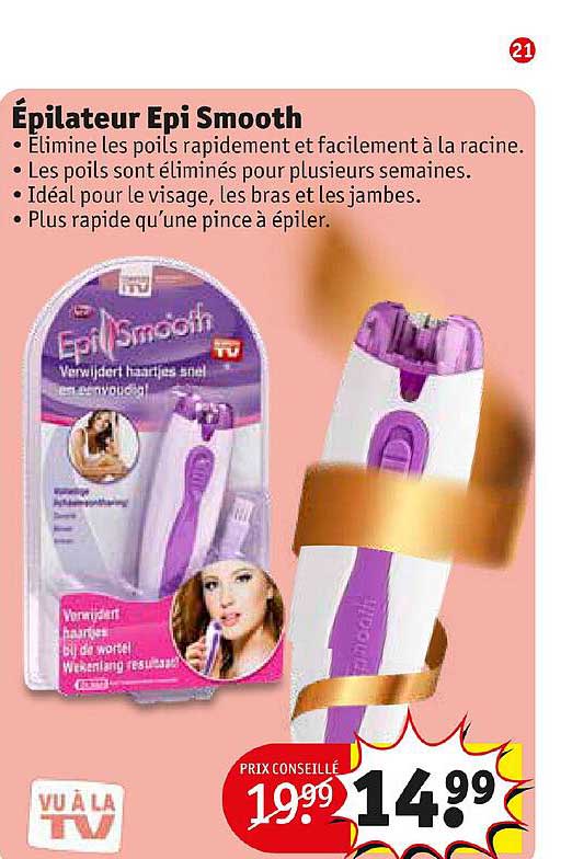 épilateur epi smooth