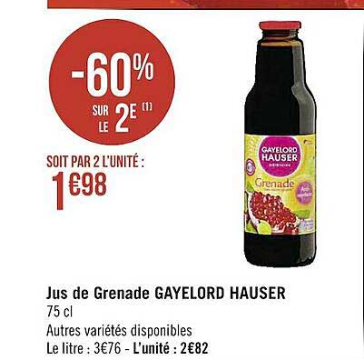 jus de grenade gayelord hauser