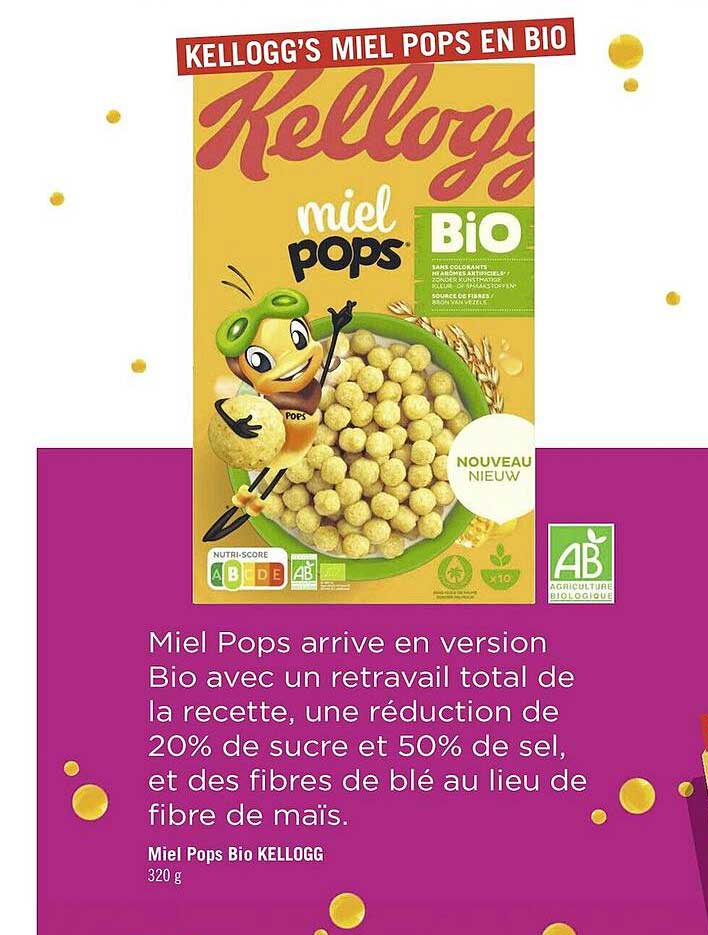 miel pops bio kellogg